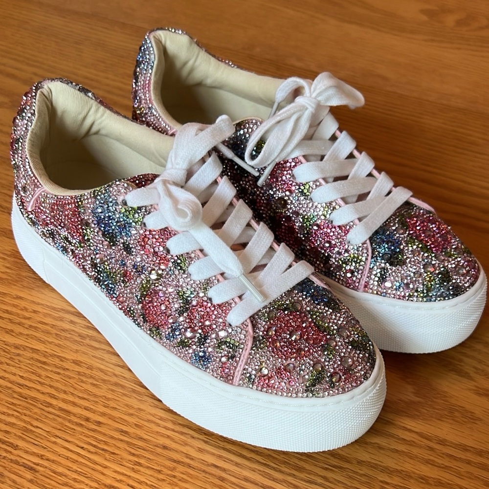 Betsey Johnson Sidny Embellished Sneakers